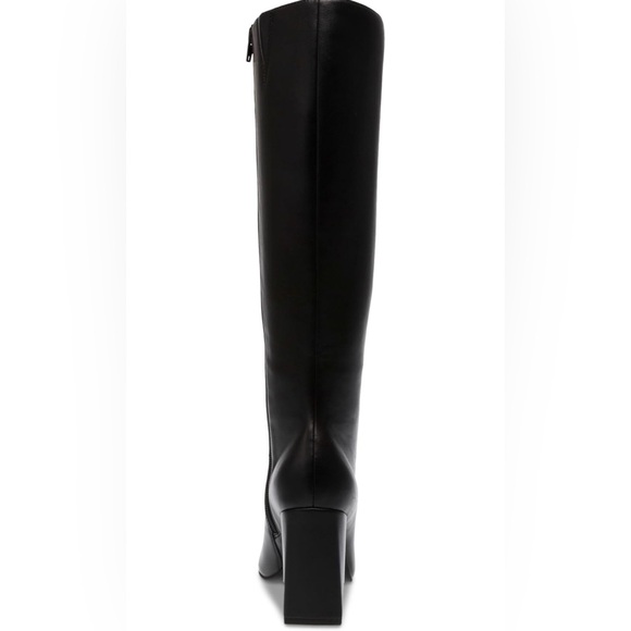 Wild Pair Womens IslahWC Black Faux Leather Tall Knee-High Boots Shoes New sz 8 - Picture 6 of 9